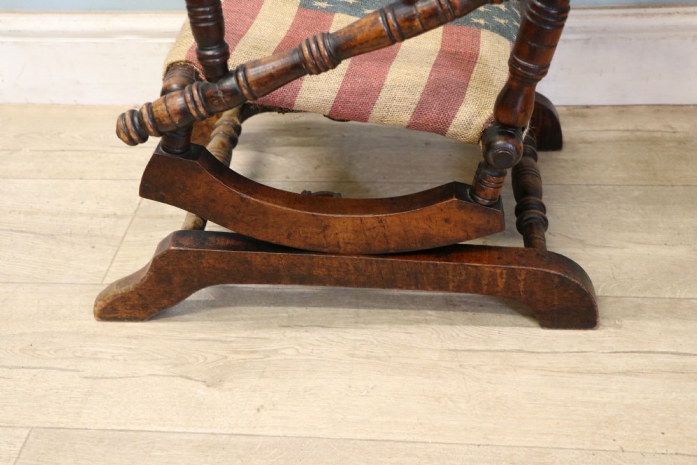 An absolutely lovely, charming late 19th century American child’s rocking chair. View XXI