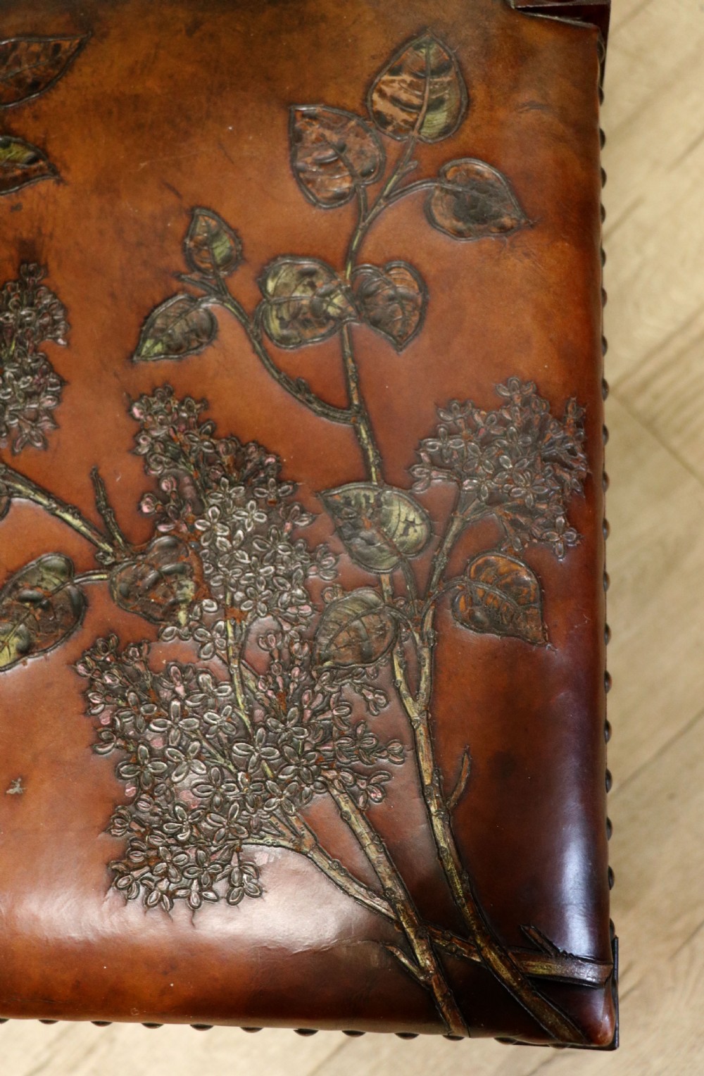 A lovely unusual late Victorian corner chair. View XXVI
