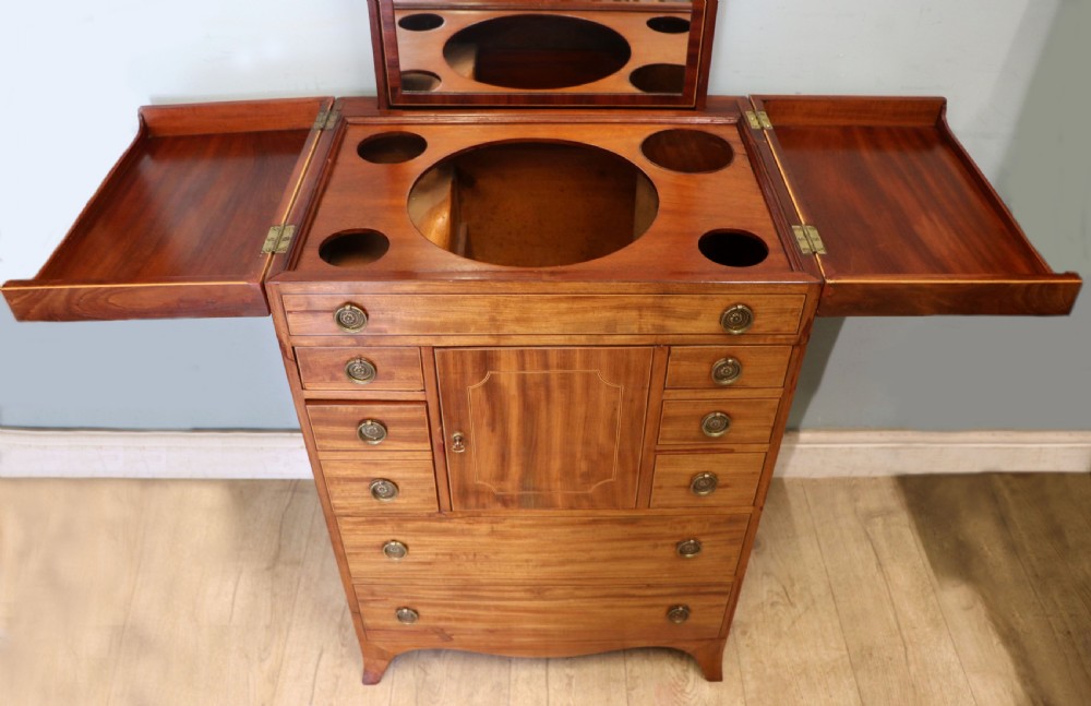 George III mahogany combination washstand View X