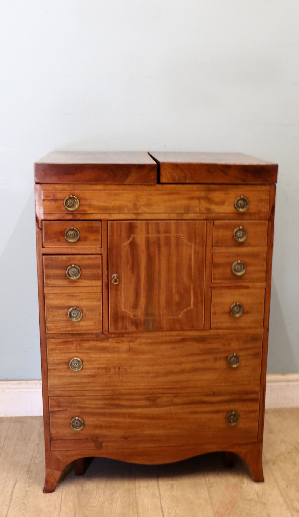George III mahogany combination washstand View XI