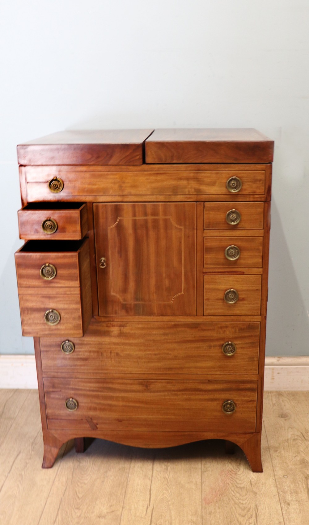 George III mahogany combination washstand View XIII