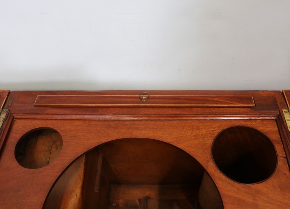 George III mahogany combination washstand View XXI