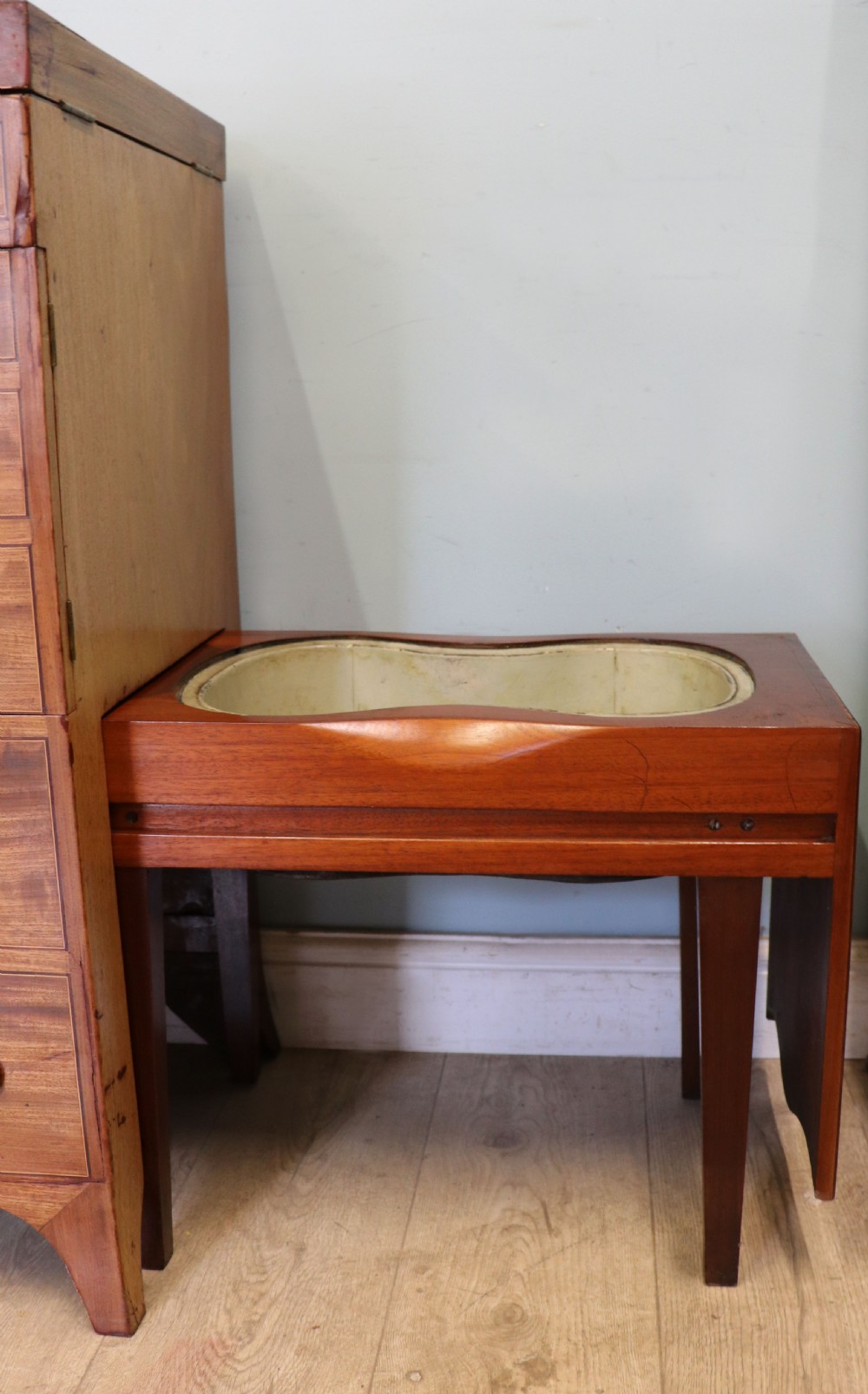 George III mahogany combination washstand View XXX