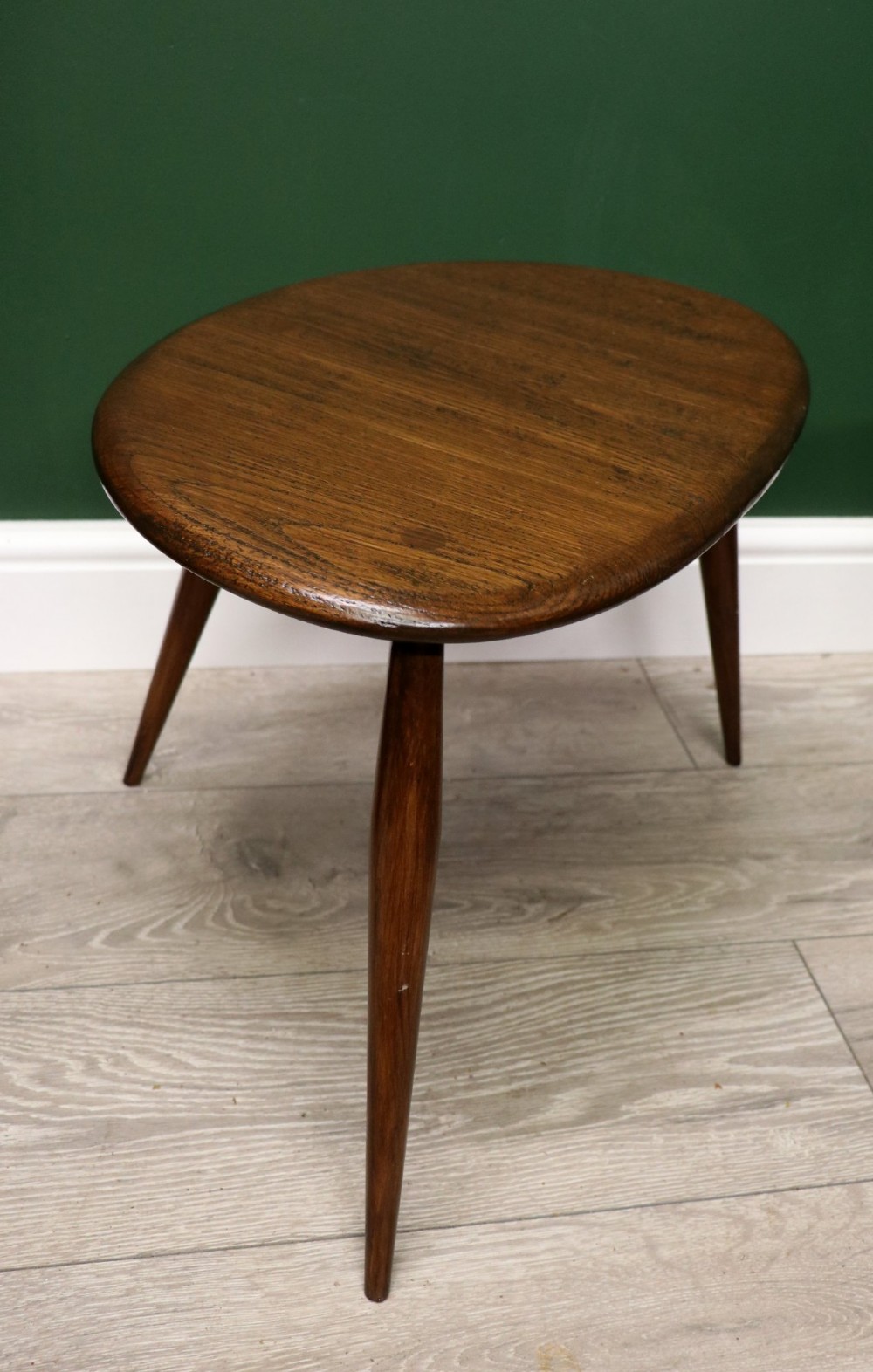 A wonderful iconic nest of three rare Ercol ‘pebble’ tables. View VIII
