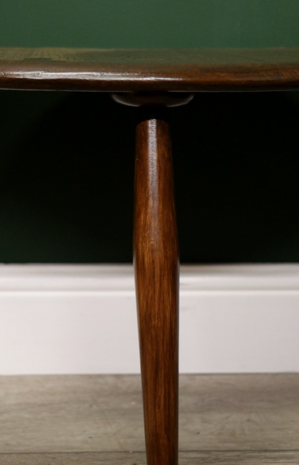 A wonderful iconic nest of three rare Ercol ‘pebble’ tables. View X