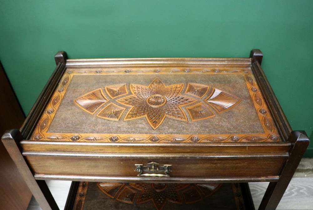 A lovely late 19th century food or tea trolley. View IX