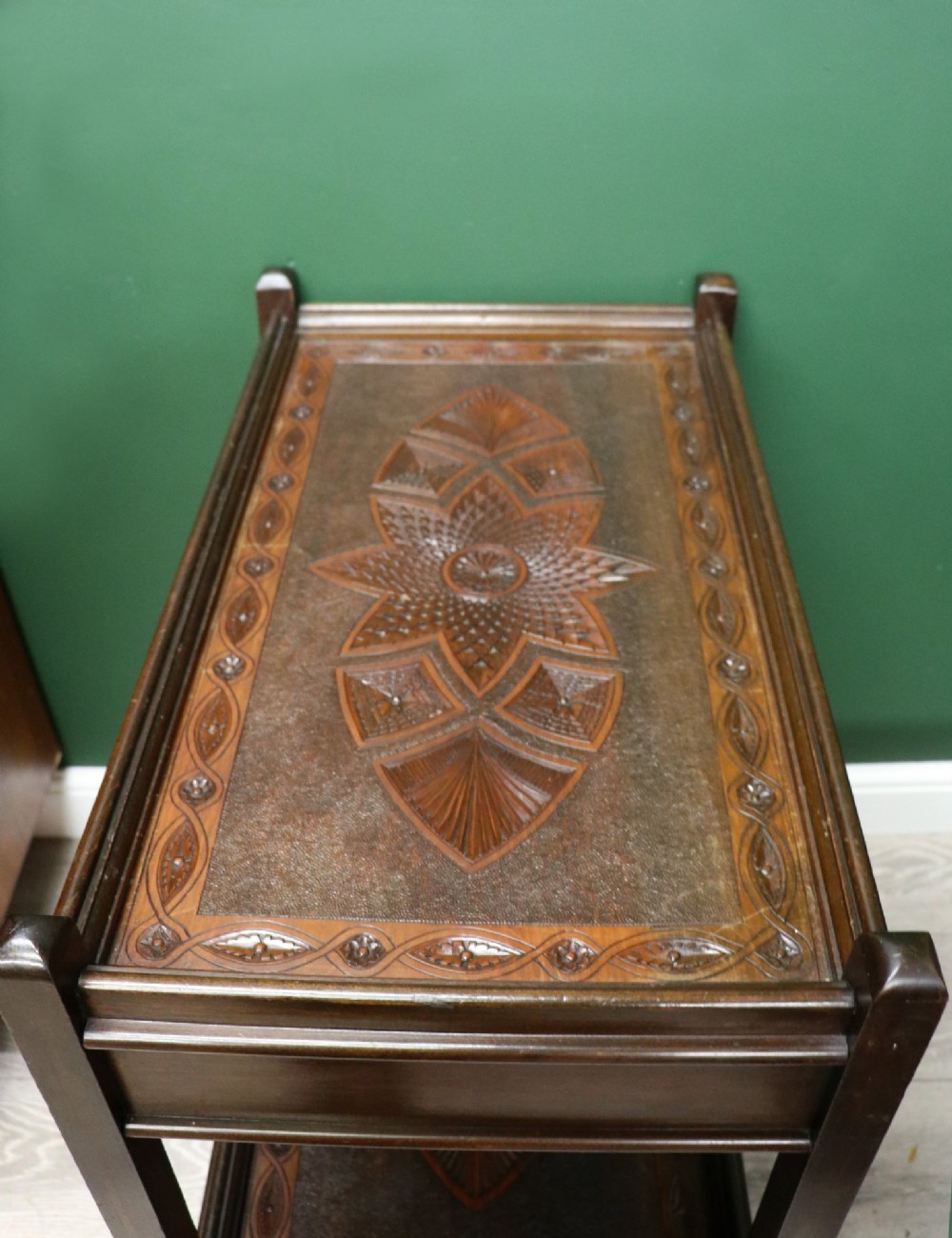 A lovely late 19th century food or tea trolley. View XI