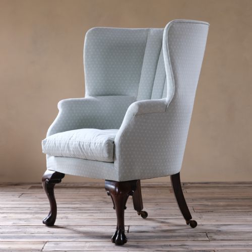 Large Antique Country House Barrel Back Armchair