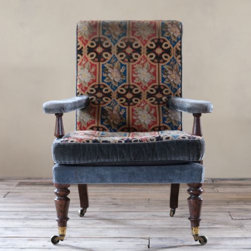 fig 1. Early 19th century Miles and Edwards open armchair