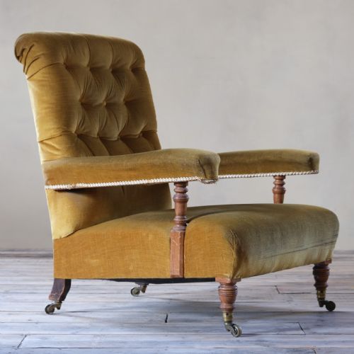 19th Century Howard and Sons Open Armchair C1890
