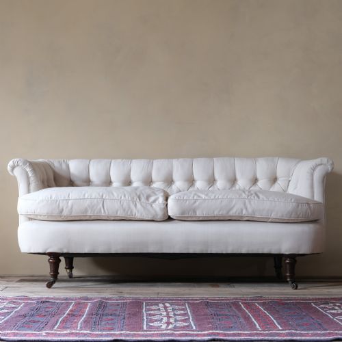 fig 1. Late 19th century chesterfield sofa