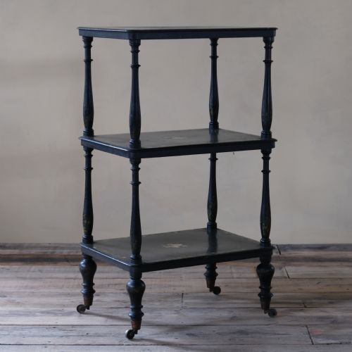 19th Century Ebonized Whatnot