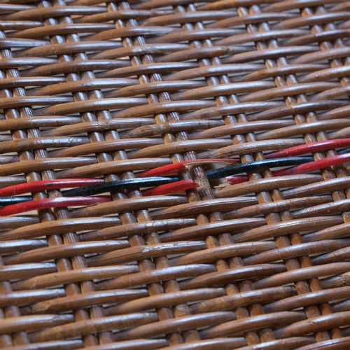 ANTIQUE FRENCH RATTAN LOUNGER CHAISE LOUNGE - ADDITIONAL PHOTO 8