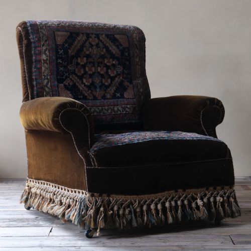 A 19th Century Country House Carpet Chair in Good Original Condition