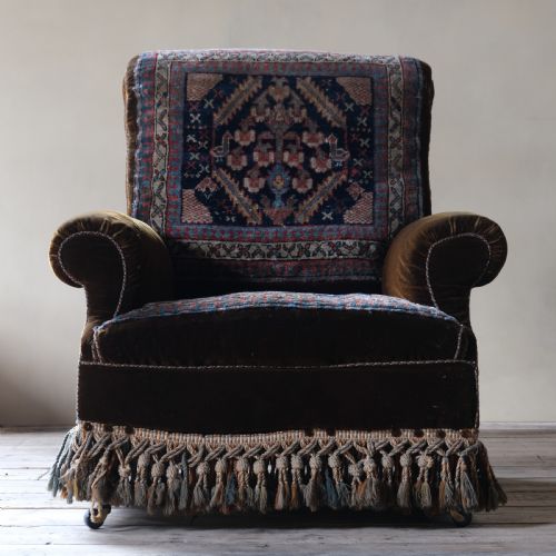 fig 1. A 19th century country house carpet chair in good original condition