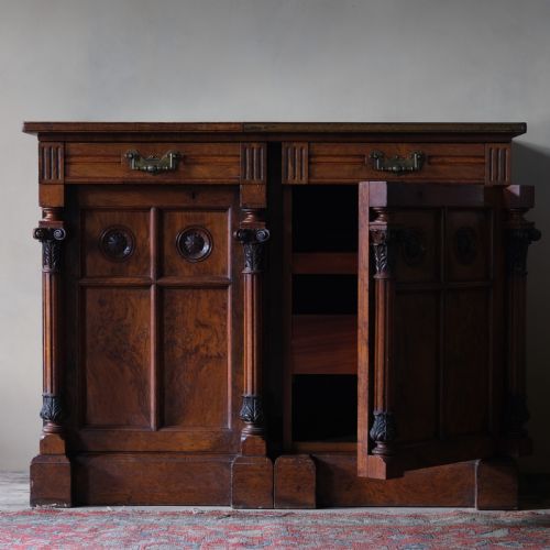 Aesthetic Movement Pollard Oak Press Cupboard