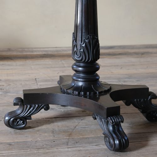 ANTIQUE REGENCY WILLIAM IV ROSEWOOD TEAPOY - ADDITIONAL PHOTO 13