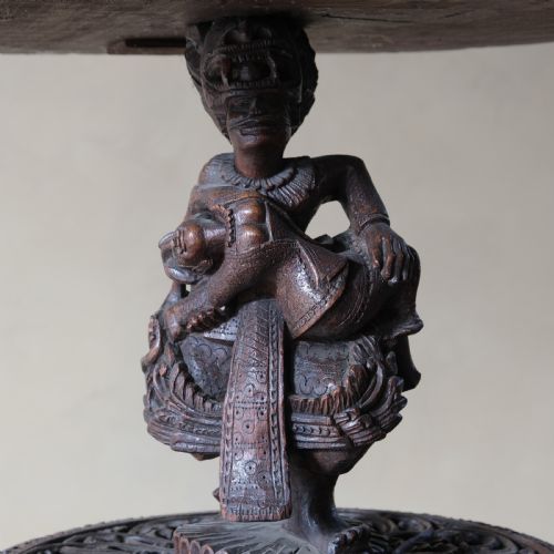 LATE 19TH CENTURY BURMESE TWO TIER SIDE TABLE - ADDITIONAL PHOTO 7