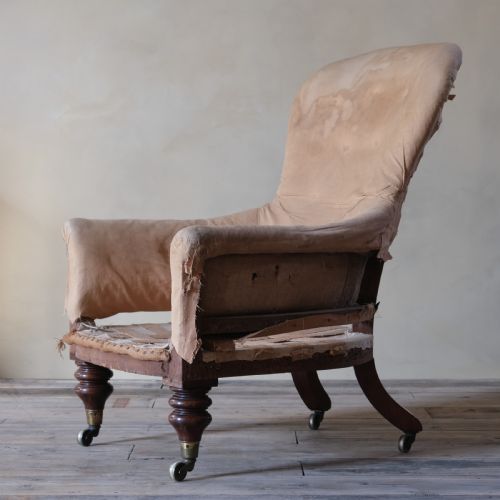 Mid 19th Century Spoon Back Armchair