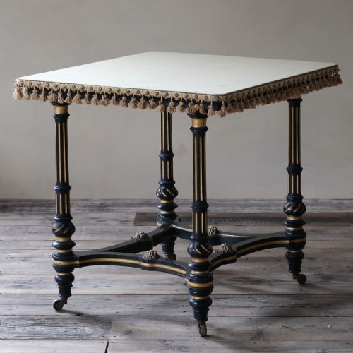 HOWARD AND SONS AESTHETIC MOVEMENT TABLE - ADDITIONAL PHOTO 2