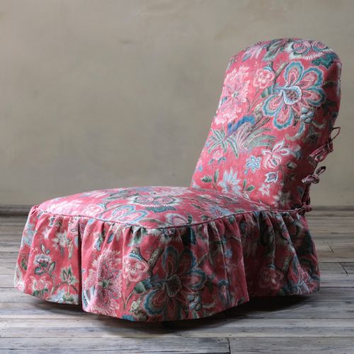 19th Century Howard and Sons Slipper Chair