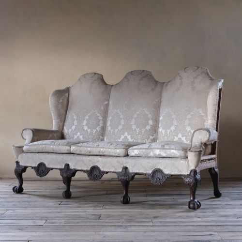 18th Century Style Country House Wingback Sofa