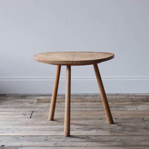 19th Century Welsh Boarders Pine Cricket Table