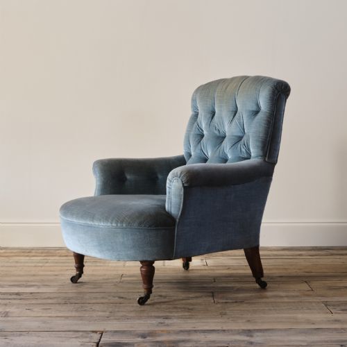 19th Century Country House Howard Style Armchair.