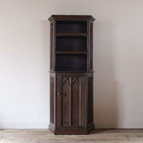 18th Century Gothic Oak Cupboard