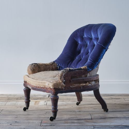 19th Century Holland and Sons Slipper Chair