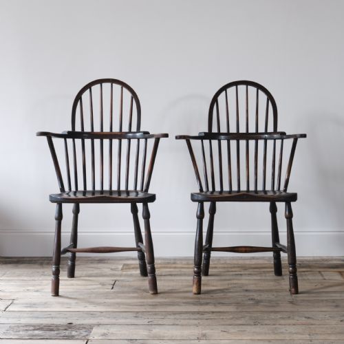 Pair of West Country Windsor Chairs.