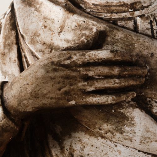 LARGE ECCLESIASTICAL PLASTER FIGURE OF A SAINT - ADDITIONAL PHOTO 3