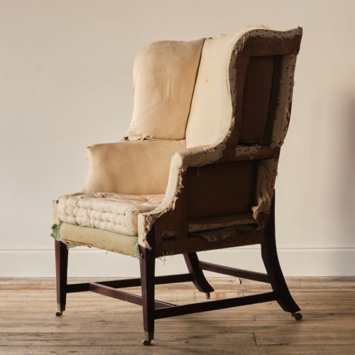 Early 19th Century Wingback Armchair