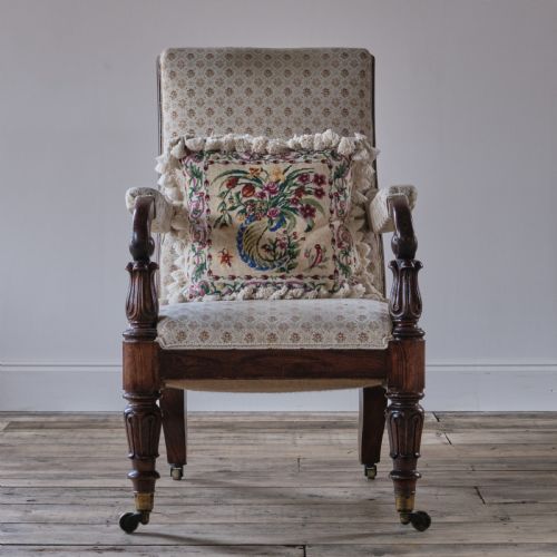Regency Rosewood Open Armchair