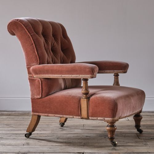 19th Century Howard Style Open Armchair