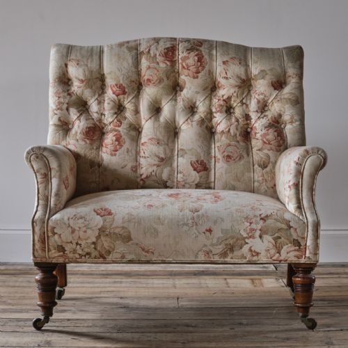 Wide 19th Century Armchair