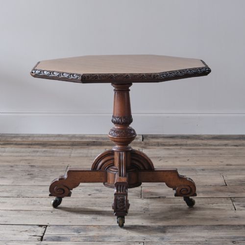 19th Century Oak Side Table.