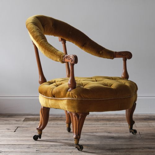 19TH CENTURY ARMCHAIR BY MILES EDWARDS - ADDITIONAL PHOTO 2