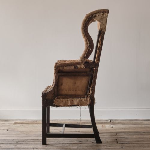 George III Wingback Armchair