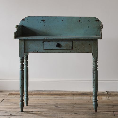 ANTIQUE VICTORIAN PAINTED PINE WASHSTAND - ADDITIONAL PHOTO 1