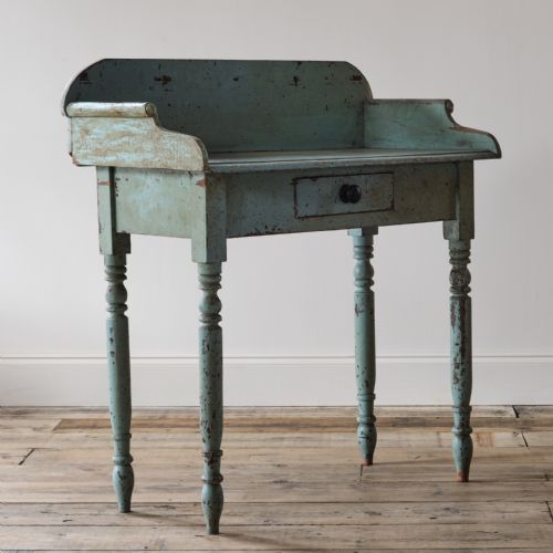 ANTIQUE VICTORIAN PAINTED PINE WASHSTAND - ADDITIONAL PHOTO 2