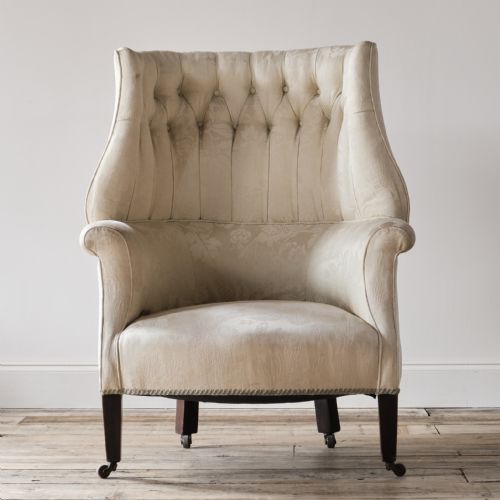 Antique Barrel Back Armchair