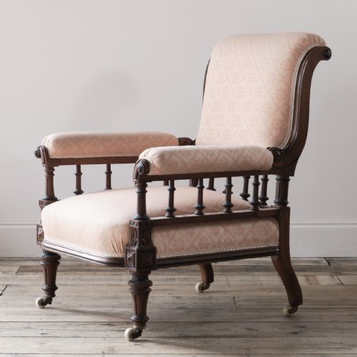 Aesthetic Movement Open Armchair
