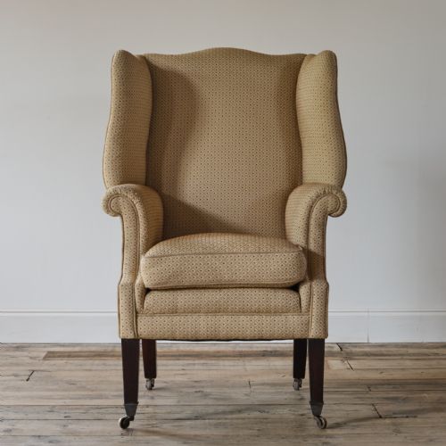 Antique Georgian Style Wingback Armchair