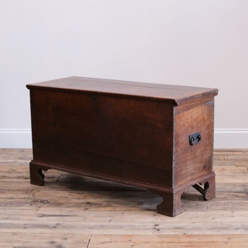LARGE GEORGIAN OAK BLANKET BOX - ADDITIONAL PHOTO 1