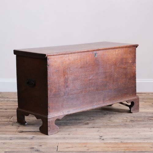 LARGE GEORGIAN OAK BLANKET BOX - ADDITIONAL PHOTO 3