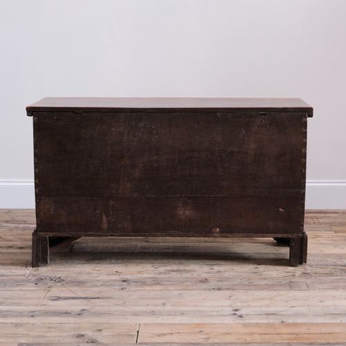 LARGE GEORGIAN OAK BLANKET BOX - ADDITIONAL PHOTO 5