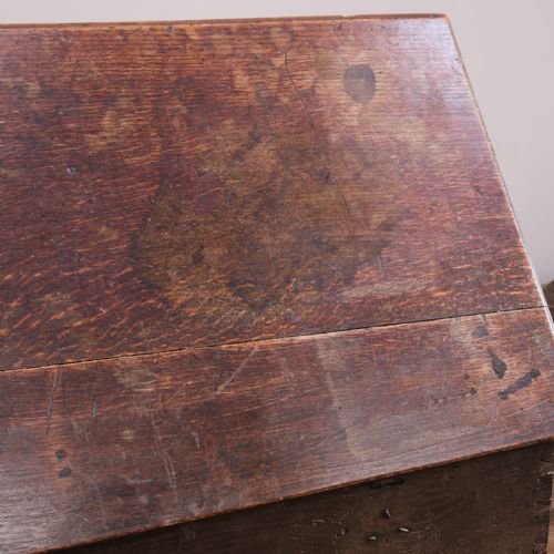 LARGE GEORGIAN OAK BLANKET BOX - ADDITIONAL PHOTO 8