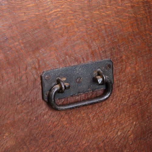 LARGE GEORGIAN OAK BLANKET BOX - ADDITIONAL PHOTO 10