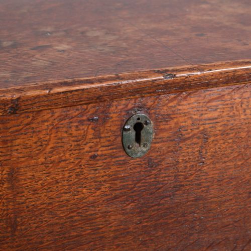LARGE GEORGIAN OAK BLANKET BOX - ADDITIONAL PHOTO 12